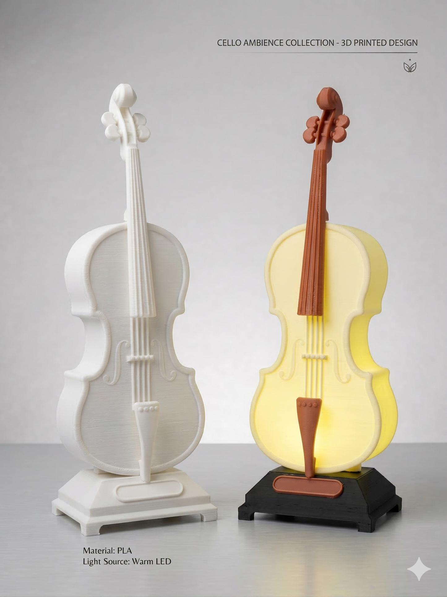 Violin Lamp – Custom Name