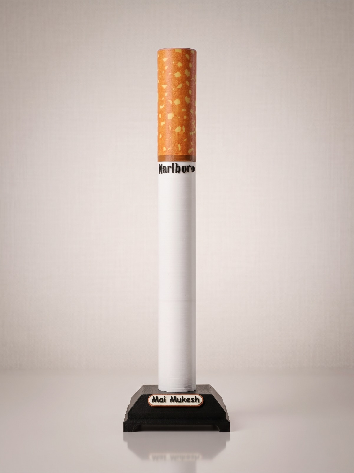 🚬 Cigarette Lamp – Custom Name