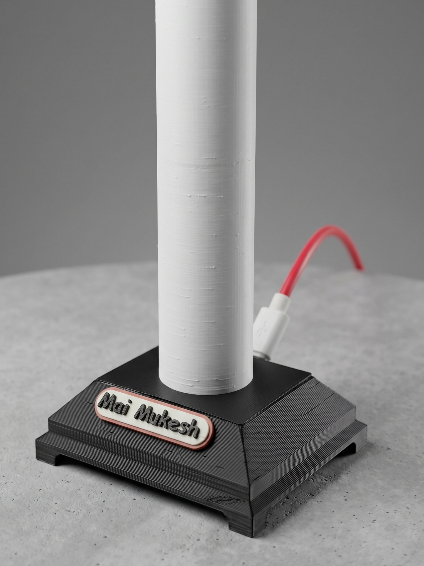 🚬 Cigarette Lamp – Custom Name